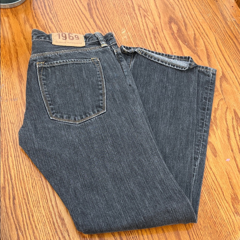 GAP Women's Gray Straight Jeans